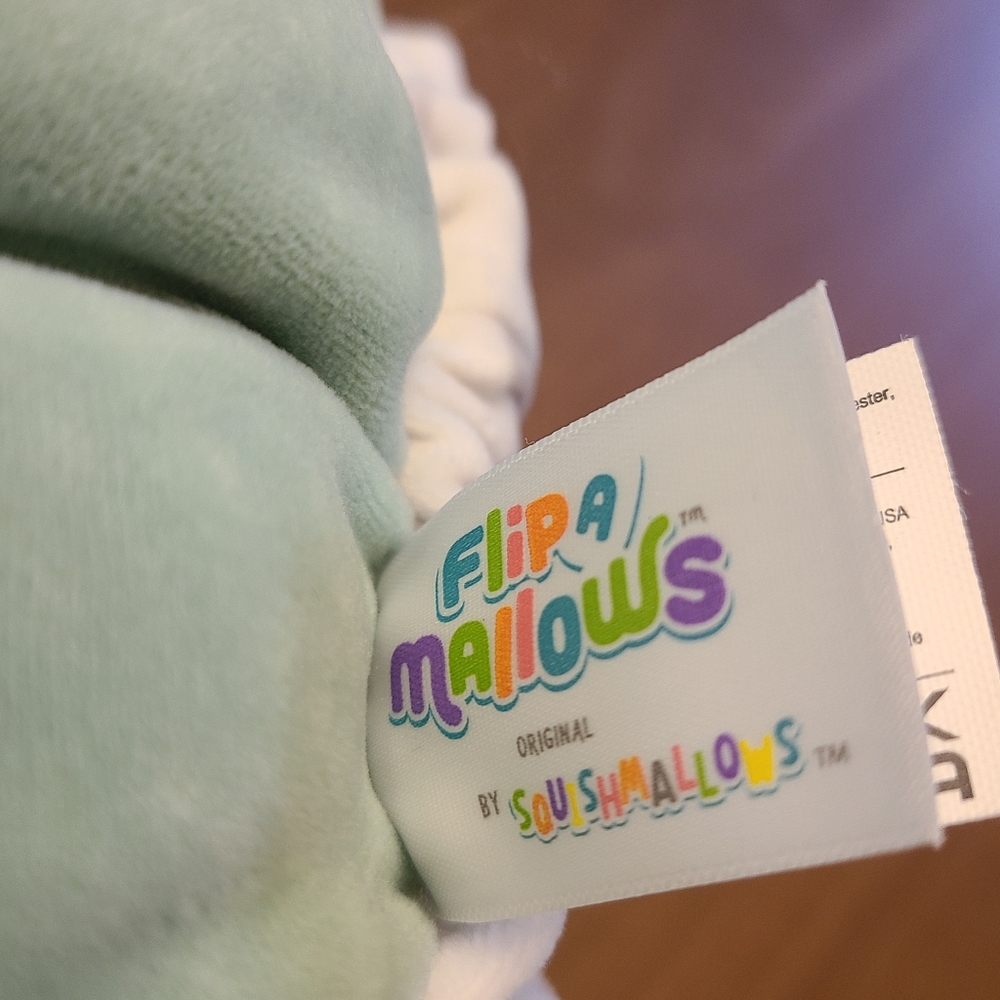 Sea Turtle / Harbor Seal FlipAMallows Squishmallows Odile & Cole 12" Plush Set - Picture 3 of 7